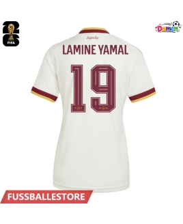Günstige Spanien Lamine Yamal #19 Auswärtstrikot Damen WM 2026 Kurzarm
